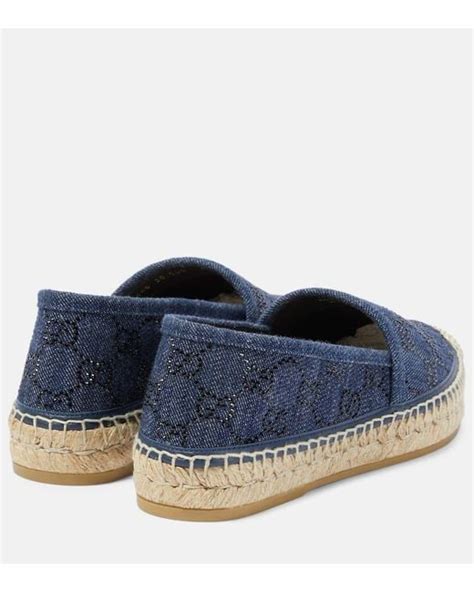 gucci espadrilles wool|gucci espadrilles denim.